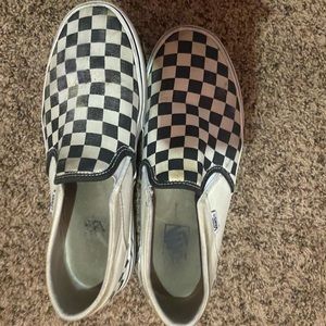 Old checker board  vans